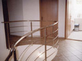 Banister made from non-corrosive material